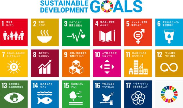 SDGsの17の目標